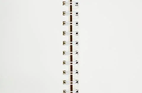 Notebook isolated on white Foto stock