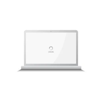 Notebook laptop computer Stock Illustration
