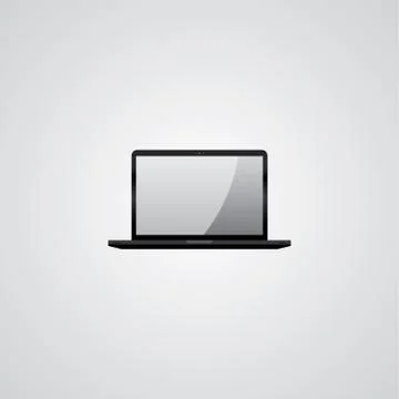 Notebook laptop multimedia Stock Illustration