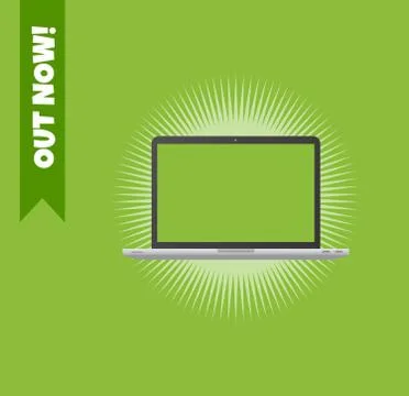 Notebook laptop theme Stock-Illustration