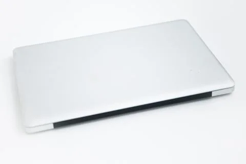 Notebook on the light background. Laptop computer Stock Photos