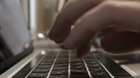 Notebook lying on the Tablet, Bright Sunny day in the Background Close-up Moving Video stock 147358061