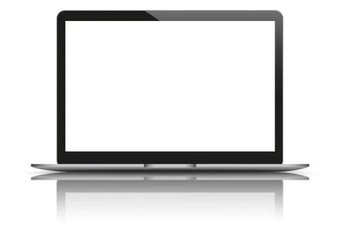 Notebook Mockup Mirror Stock Illustration