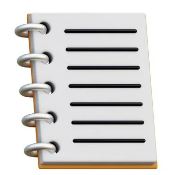Notebook. Notebook for important cases with a list of tasks. イラスト素材