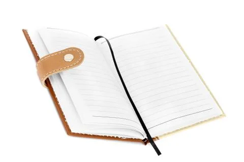 Notebook. Notepad on white background Stock Photos