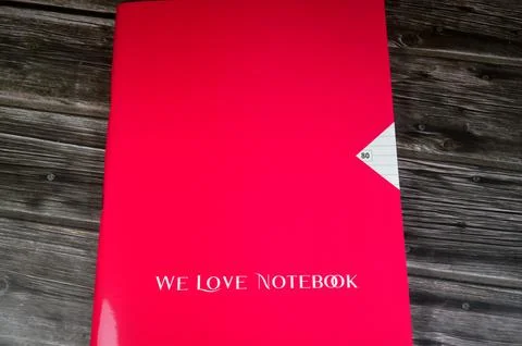 Notebook, notepad, writing pad, drawing pad, or legal pad, a book or stack .. Stock Photos