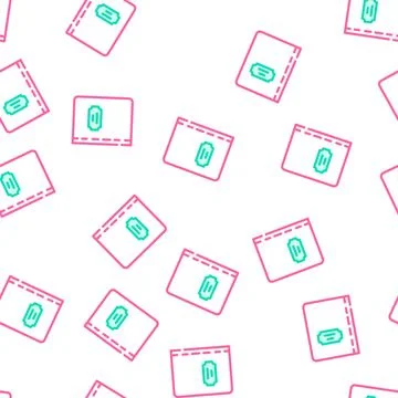 Notebook for notes vector seamless pattern Stock Illustration