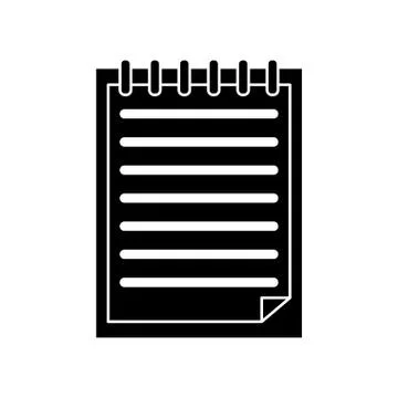 Notebook object and school tool design Stock Illustration