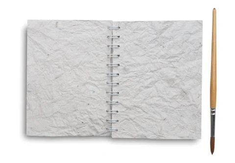 Notebook old papers Stock-Fotos