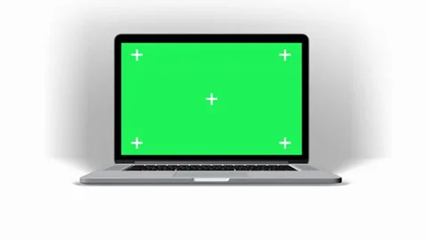 Notebook Open With Green Screen Stock Footage 27987637