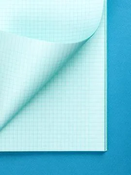 Notebook page with line paper texture for background Stock Photos
