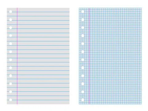 Notebook paper イラスト素材