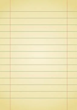 Notebook paper Stock Illustration