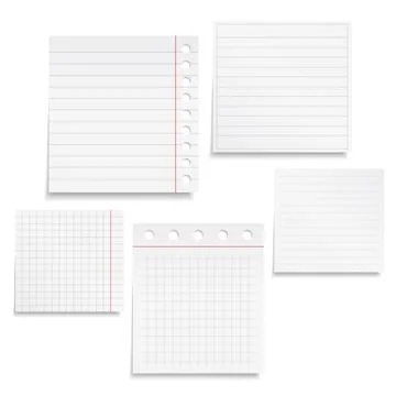 Notebook Paper Stock Illustration
