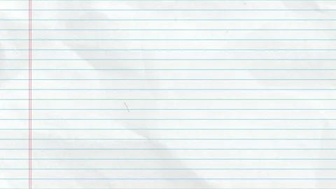 Notebook paper motion background, with looping crumpled textured effect. Stock Footage 247468363