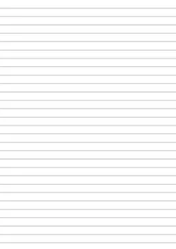 Notebook paper with one centimeter gray line a4 size Stock Illustration