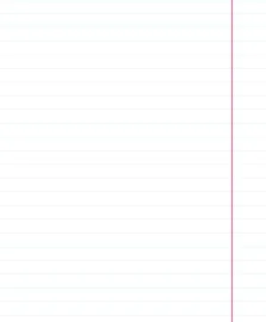Notebook paper sheet with lines. Education background Stock Illustration