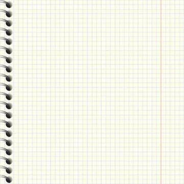 Notebook paper texture. Stock Illustration