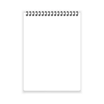 Notebook paper vector Stock Illustration