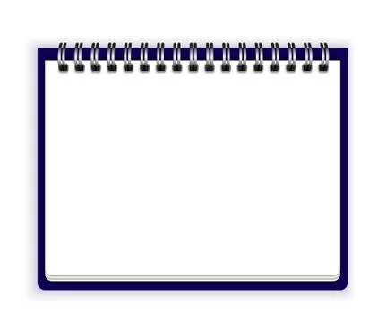 Notebook paper vector Stock Illustration