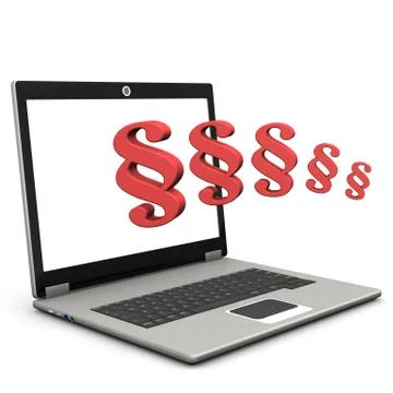 Notebook paragraph Stock Illustration