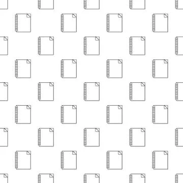 Notebook pattern vector seamless イラスト素材