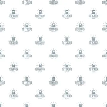 Notebook pattern vector seamless Stock Illustration