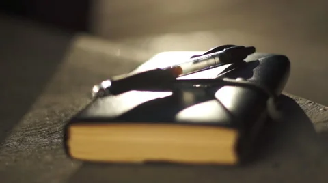 Notebook with Pen Video stock 48950116