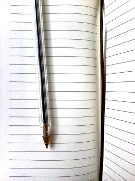 Notebook &amp; Pen Stock Photos