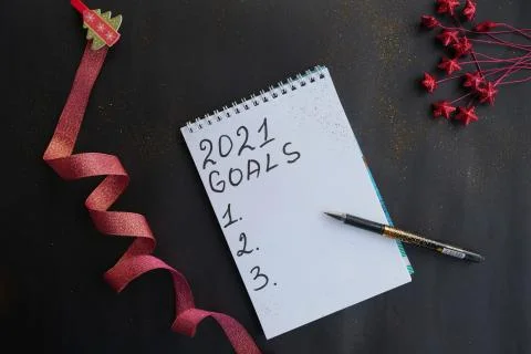 A notebook with a pen. Stock Photos