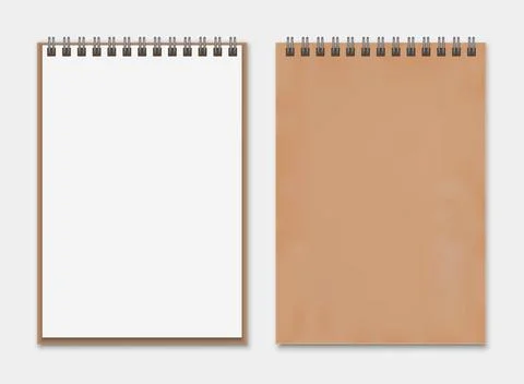 Notebook with pencil icon in flat style. Notepad document vector illustrati.. 스톡 일러스트