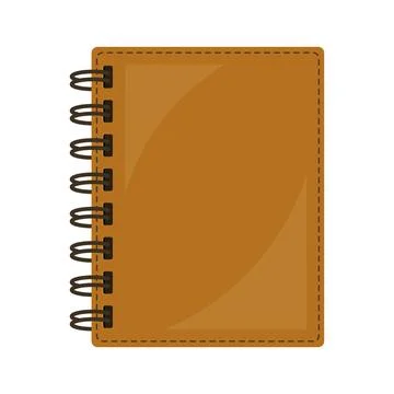 Notebook with pencil icon in flat style. Notepad document vector illustrati.. 스톡 일러스트