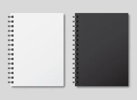 Notebook with pencil icon in flat style. Notepad document vector illustrati.. 스톡 일러스트