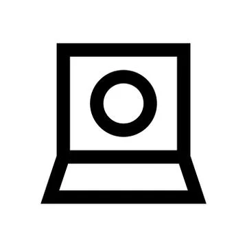 Notebook pixel perfect icon Stock Illustration