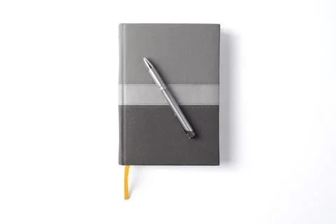Notebook Scheluide on whitebackground Stock Photos