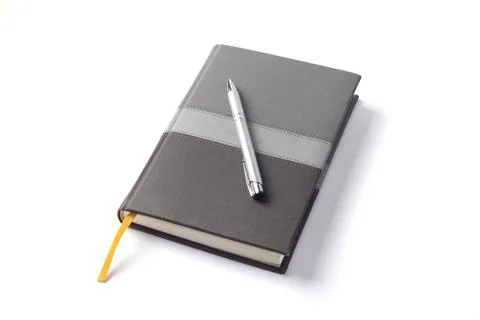 Notebook Scheluide on whitebackground Stock Photos