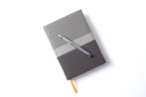Notebook Scheluide on whitebackground Stock Photos