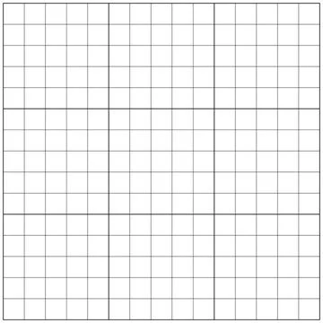 Notebook sheet blank. Squared black grid paper. Mathematics pattern. Stock Illustration