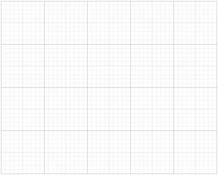 Notebook sheet printable blank or page. Squared grid paper. Black mathematics Stock Illustration