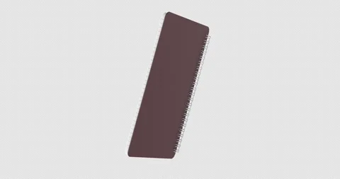 Notebook Spiral Exercise Book with Lined Paper rotation animation seamlessl.. Stock Footage 320744438