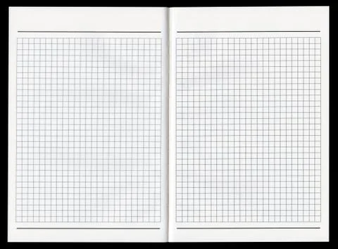 Notebook spread Foto stock