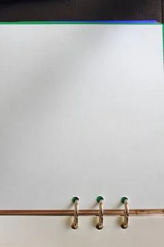 Notebook with steel bind 스톡 사진