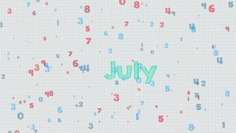 Notebook supply with calendar animation 4k video animated Stock Footage 278392015