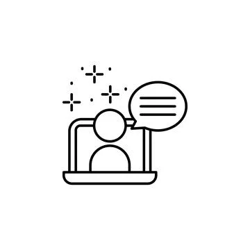 Notebook, teacher, tanning icon. Simple line, outline vector of online Stock Illustration
