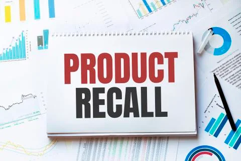 Notebook with Tools and Notes about product recall,concept Stock Photos