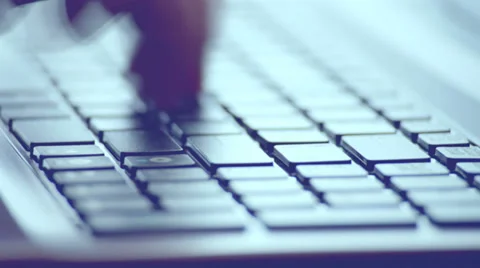 Notebook Typing Stock Footage 27406443