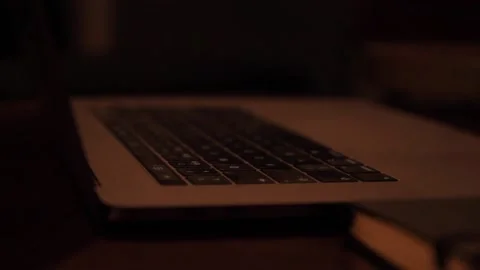 Notebook typing keyboard (macbook) 스톡 동영상 137824856