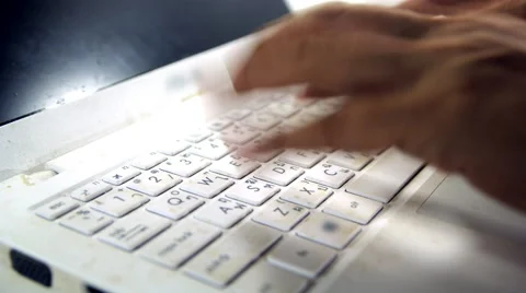 Notebook typing, time lapse Stock Footage 62751330