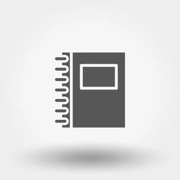 Notebook. Vector icon Stock Illustration