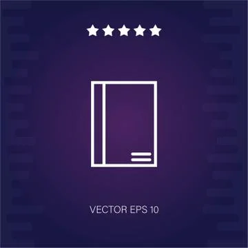 Notebook vector icon Stock Illustration